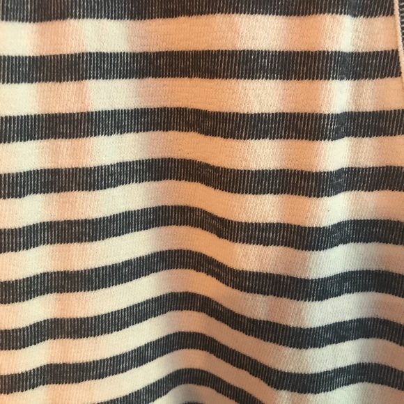 Blue & White Stripe Crop Top - Picture 3 of 4